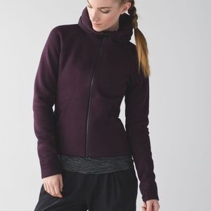 Lululemon Black Cherry &go Destination Hoodie